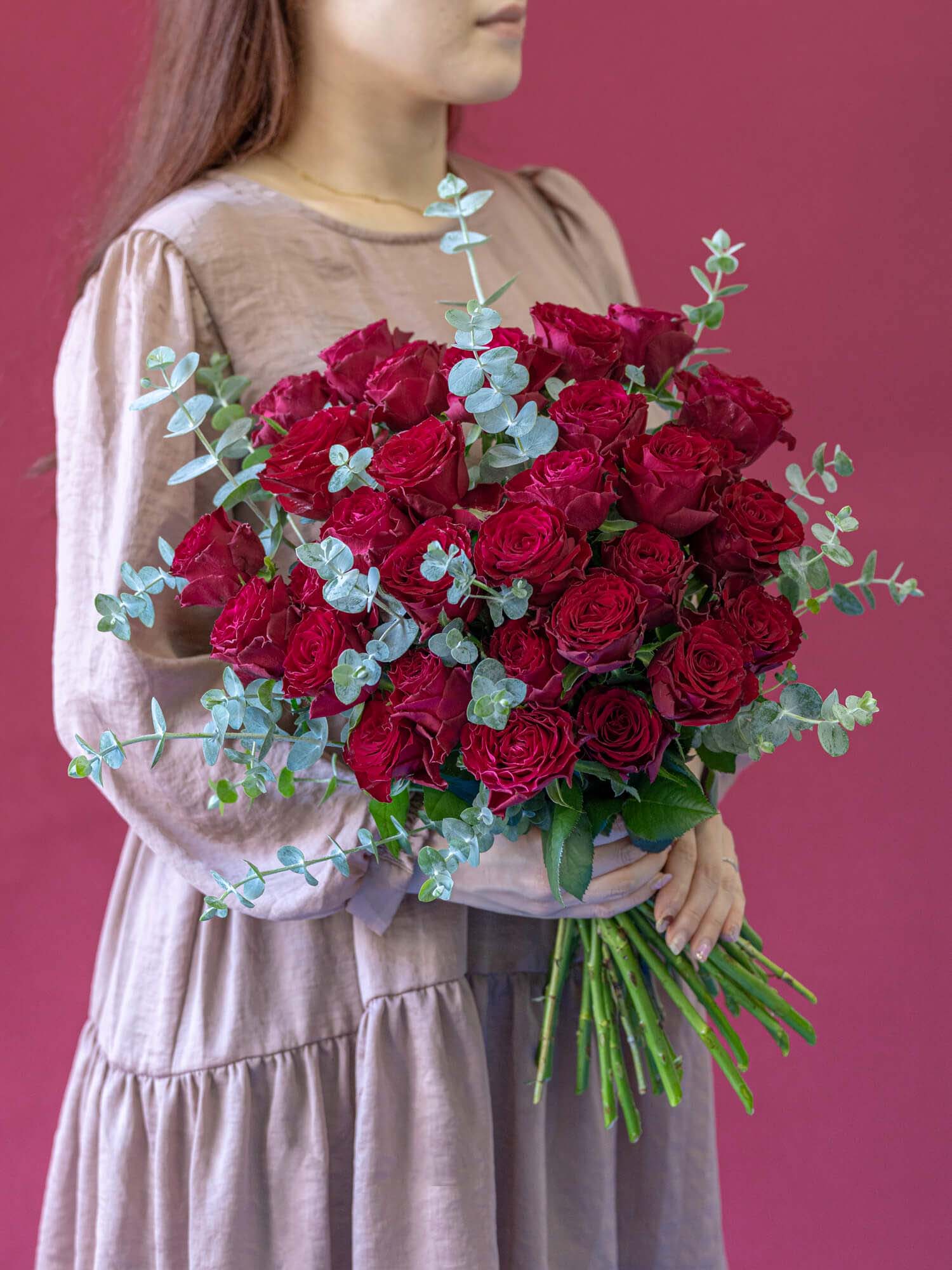 バラの花束 30本 - レッド - - Image 14