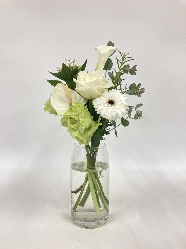 フローリストにおまかせ 季節の花束 S - グリーン&ホワイト - - Image 30