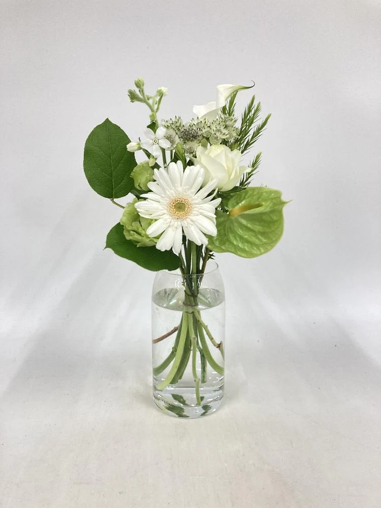 フローリストにおまかせ 季節の花束 S - グリーン&ホワイト - - Image 31