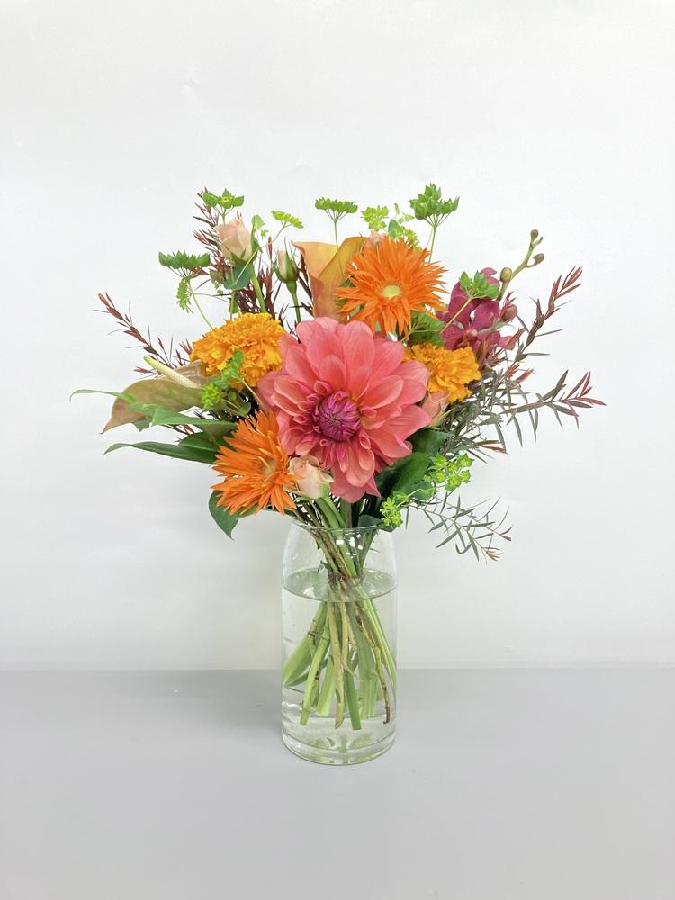 フローリストにおまかせ 季節の花束 M - オレンジ - - Image 22