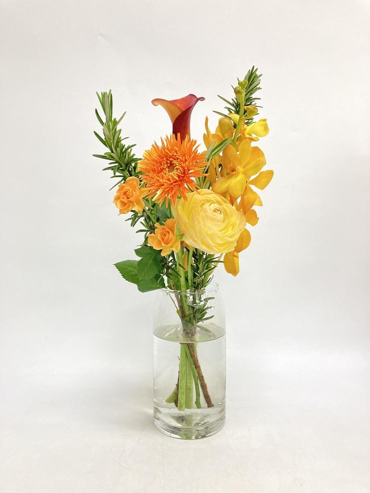 フローリストにおまかせ 季節の花束 S - オレンジ - - Image 31