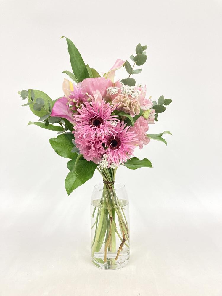 フローリストにおまかせ 季節の花束 M - ピンク - - Image 30