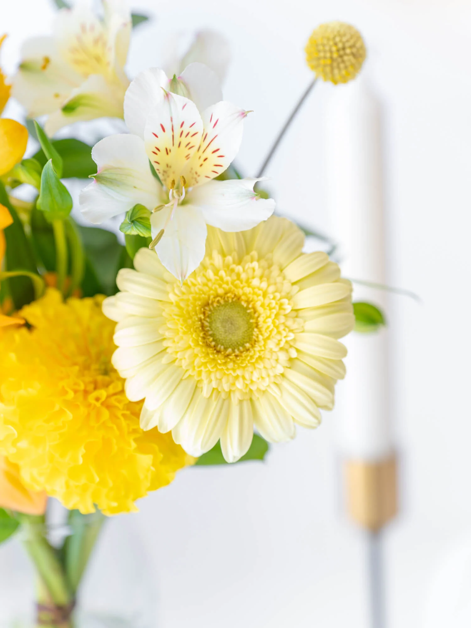 フローリストにおまかせ 季節の花束 S - イエロー - - Image 8