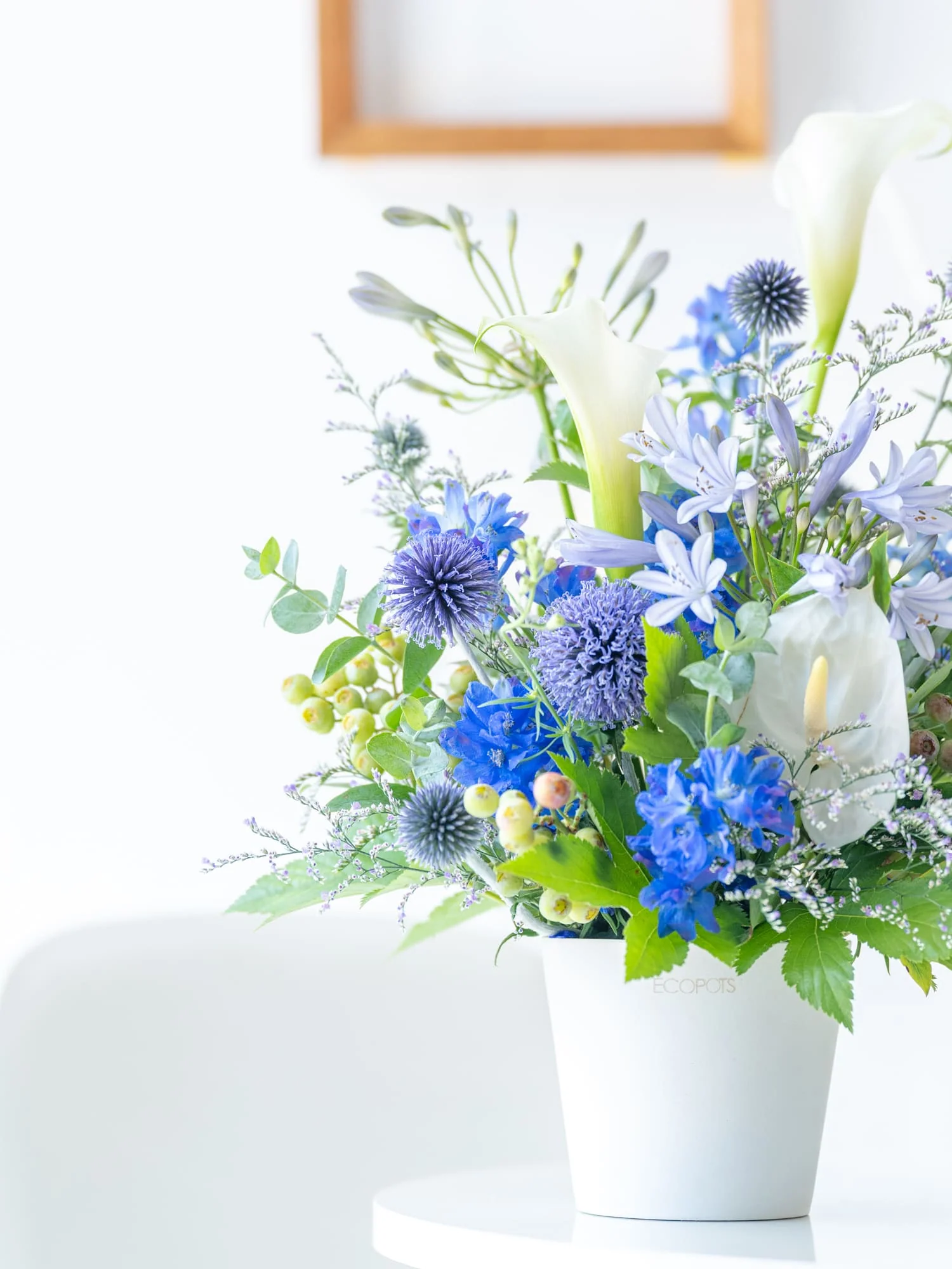 季節のおまかせ生花アレンジ M - ブルー - - Image 12