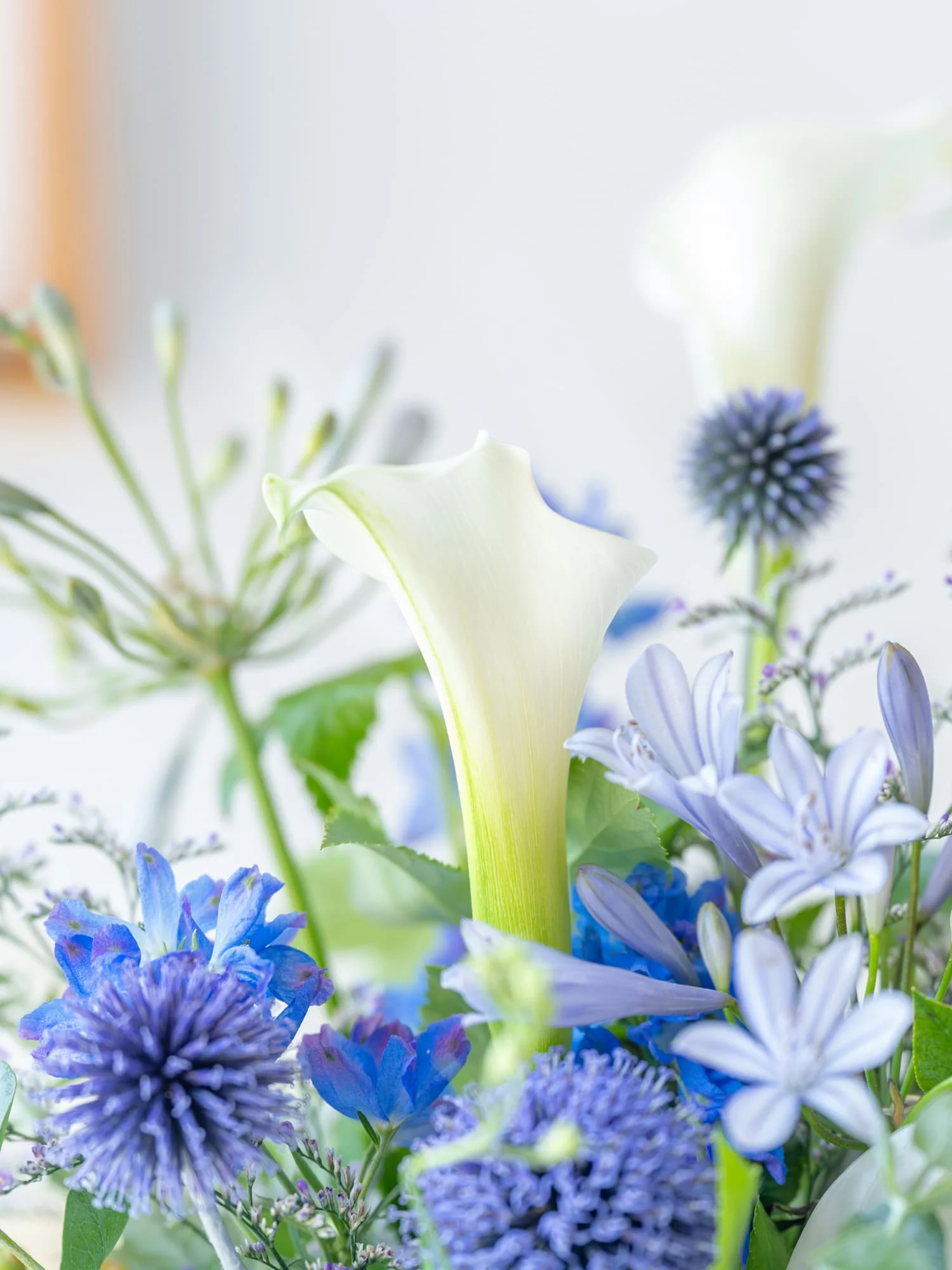 季節のおまかせ生花アレンジ M - ブルー - - Image 8