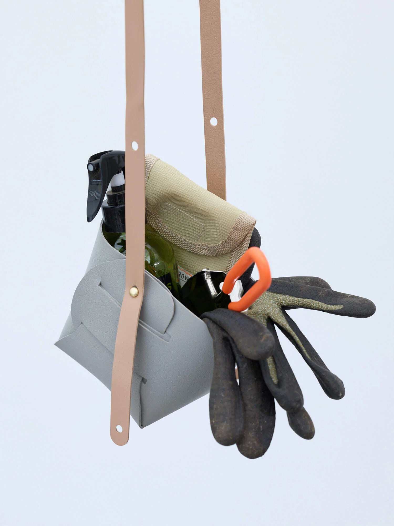 レザーポットハンギング グレー - Image 3