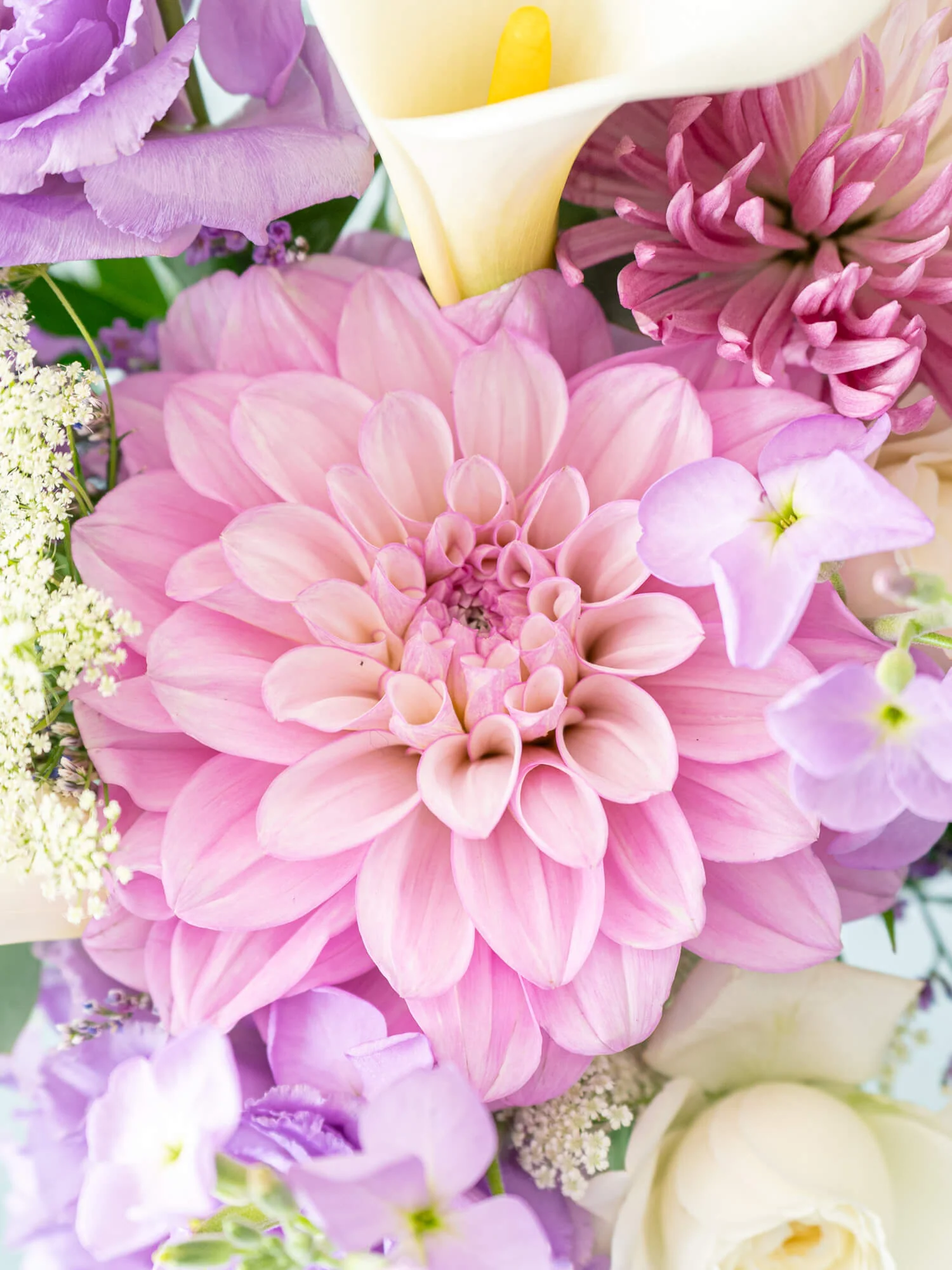 【お供え用】季節の花束 M　- パープル - - Image 12